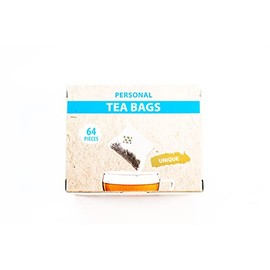 Personal Tea Bags 64 Pieces Premium Quality by Petali Tea Tools