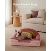 Blissful Diary Foam Dog Bed Medium Size, Pet Sofa with