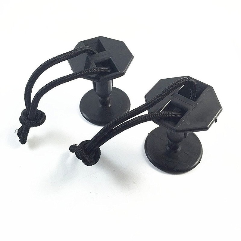 Durable Surfboard Surf Leash Plugs Attachment W/Cord Pack of 6