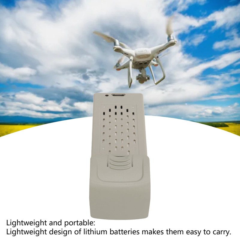 7.4v 2200mah Drone Li Ion Battery Plastic Shell Multi Protection