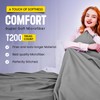 Sunshine Comforts Microfiber Flat Sheets Breathable, Anti Wrinkle, Shrink and
