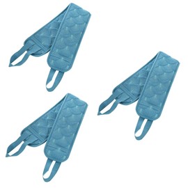 TOVINANNA 3pcs Mermaid Exfoliating Bath Towel Straps Back Rub Strip for Deep Cleaning Skin for Daily Shower Use Convenient Body Scrubber Tool