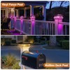 Viewsun 12 Pack Solar Post Cap Lights, Outdoor Fence Solar