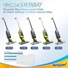 KEEPOW Reusable Vacmop Replacement Pads Compatible with Shark Vac Mop