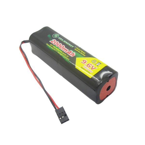 Geilienergy 9.6v 2000mAh Square Futaba NT8S600B Transmiter Battery Pack with Hitec Connector for RC Airplanes,Cars,Heli,Sailplanes