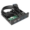3.5 Inch Front Panel USB3.0 Hub High Speed 4 Port