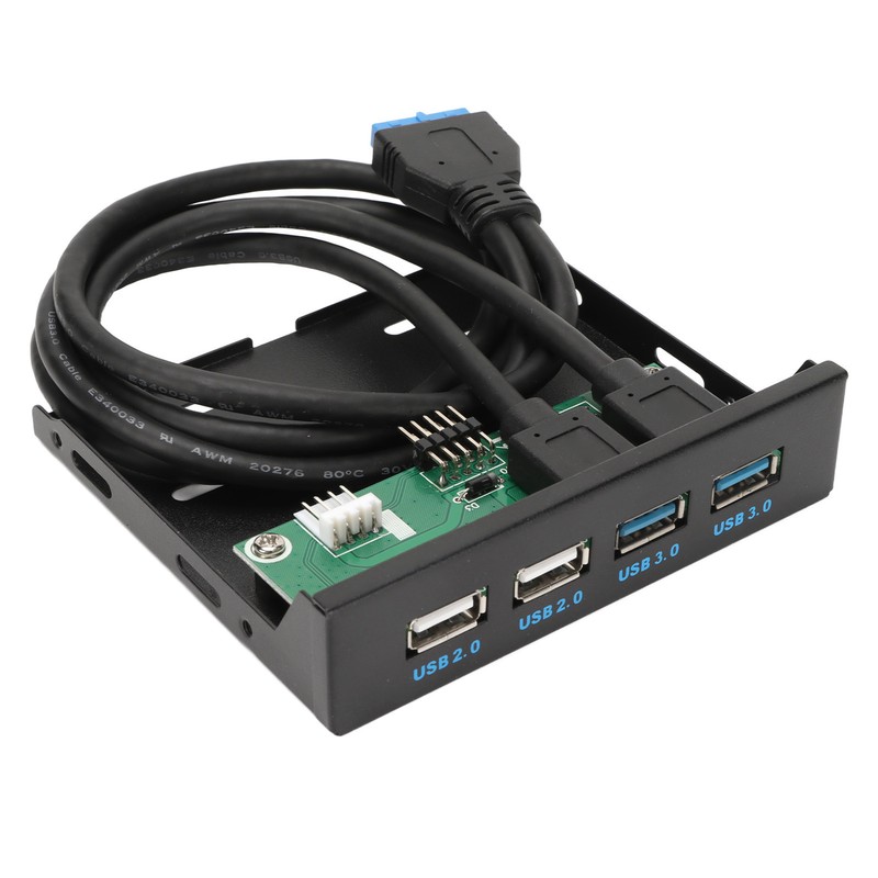 3.5 Inch Front Panel USB3.0 Hub High Speed 4 Port
