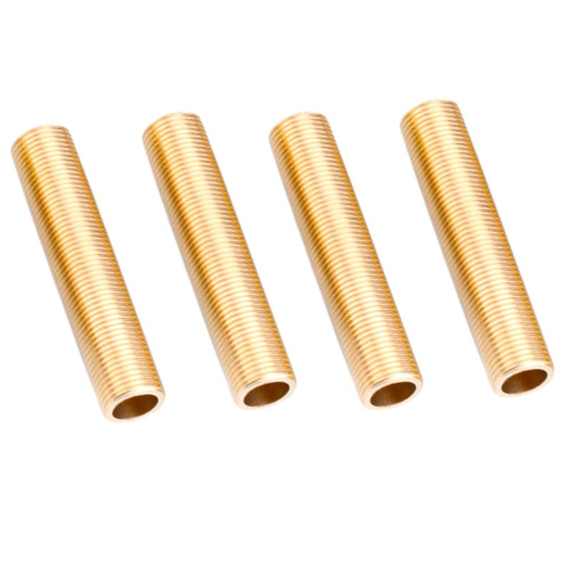 3/4 Inch (25 mm) Threaded Nipple, Brass Barrel Nipple, Threaded