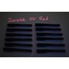 DirectGlow Invisible UV Blacklight Reactive Pen Ink Marker (Red, 12