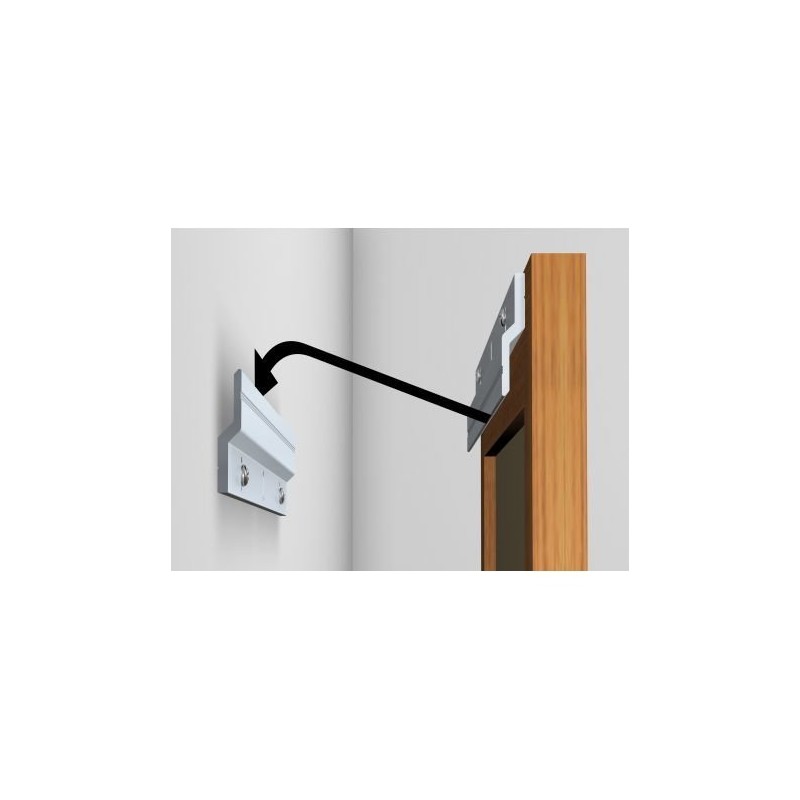 LagunaProject Heavy Duty Aluminium Grey Z Bar Hanger, 300mm, 30kg