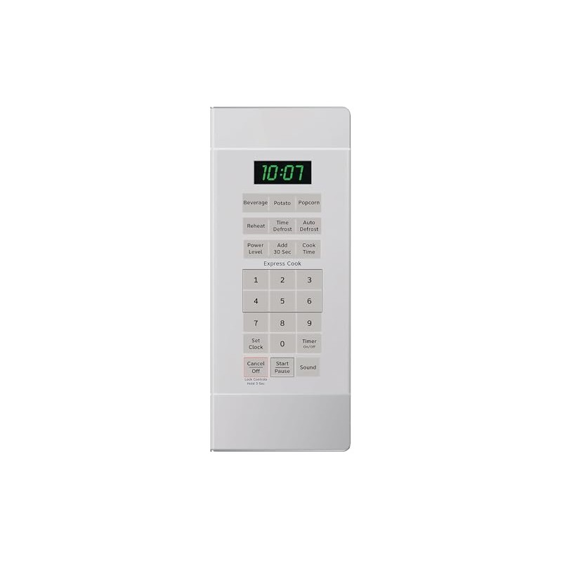 Hotpoint RES1072DTWW 0.7 Cu. Ft. Capacity Countertop Microwave Oven, White