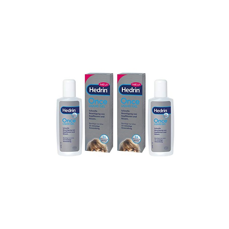 Hedrin Once Liquid Gel Economy Set 2 x 100 ml