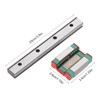 Fafeicy Miniature Linear Guide 12 mm Width + Sliding Block