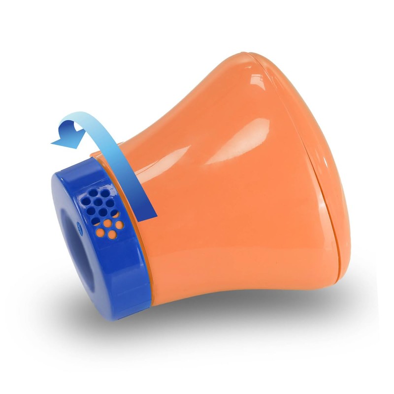 Pool Dosierschwimmer mit Thermometer orange großer Chlordosierer Chlorspender für ChlorTabs,