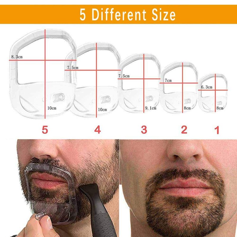 RIMOL Beard Shaper Goatee Mustache Grooming Tool Face Hair Styling