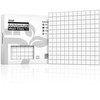 VViViD 11 Sheets Peel and Stick White Gloss Faux Ceramic