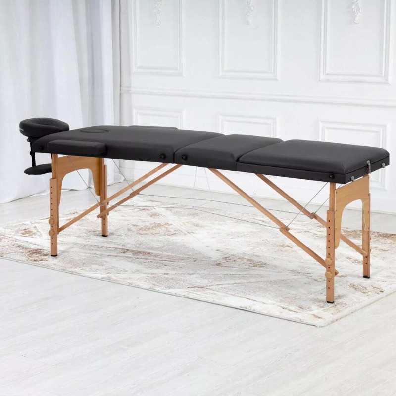 BestMassage Massage Table Massage Bed 3 Fold Portable Massage Table