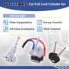 Getfarway Car Full Lock Cylinder Set 81970-3XA00 81910-3XA00 Compatible with