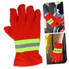 IWOWHERO Insulated Firefighting Gloves Non Slip Heat Resistant Extrication Gloves