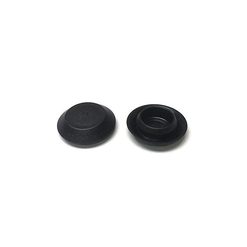 Vital All-Terrain (10 Pack 9/16" Inch Black Plastic Flush Mount