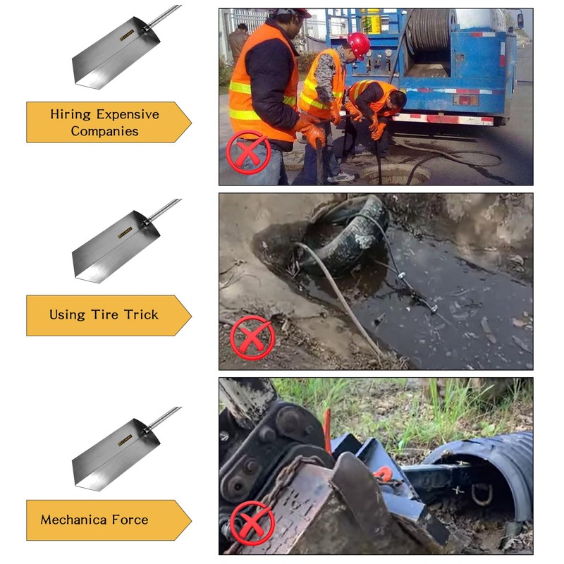 FEIMIRE Culvert Cleaning Hand Tool (Culvert Shovel)