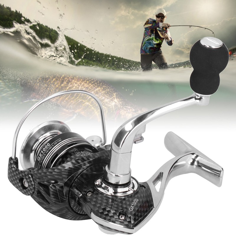 Metal Spinning Reel Lure Sea Rod Gapless Duplex Bearing Fishing