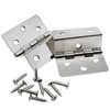 sunnates 4 PCS Three Fold Retro Hinge Chest Hinges Hardware