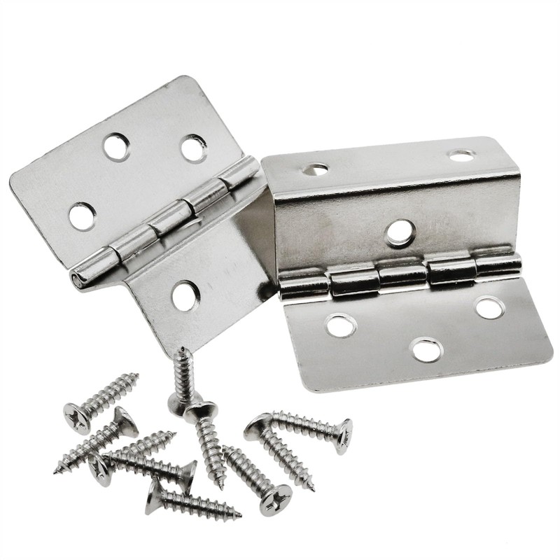 sunnates 4 PCS Three Fold Retro Hinge Chest Hinges Hardware