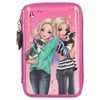 Depesche 10689 Pencil Case with 3 Zippers and Pens by