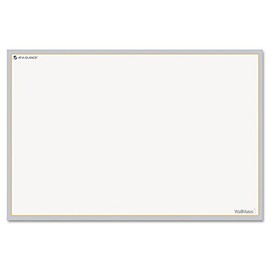 WallMates Self-Adhesive Dry Erase Writing Surface, White/Gray, 36" x 24