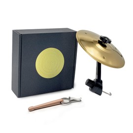 Car Crash Cymbal, Car Crash Cymbal Air Vent,Crisp Metallic Sound - Quirky Gift for Road Trips & Music Lovers (gold)