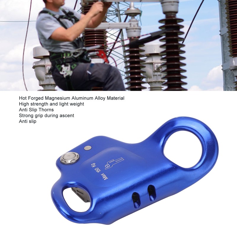 Climbing Chest Ascender Prevent Slip High Strength Lightweight Rock Climbing