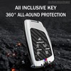 TECART Luminous Strip 5 Button Car Smart Key Fob Cover