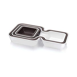 Tomorrow's Kitchen (Formerly Vacu Vin) Serve & Stack Gift Set, White/Grey by Tomorrow's Kitchen (Formerly Vacu Vin)