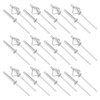 OTOTEC 100Pcs Tri-Fold Exploding Large Head Rivets Flat Head Press