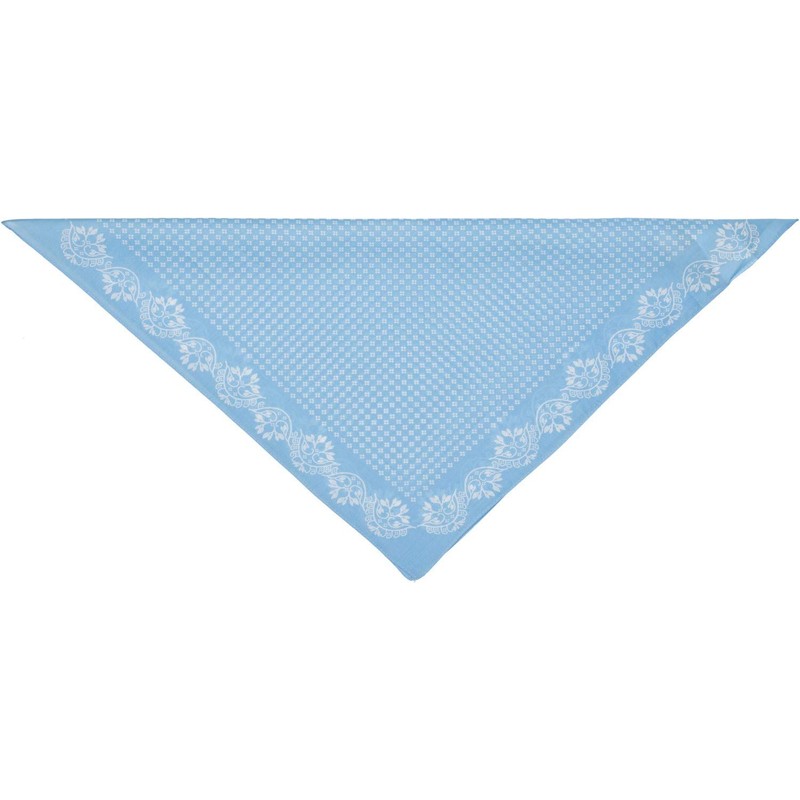 styleBREAKER 01016201 Women's Triangular Scarf Cotton with Floral Pattern, Multifunctional