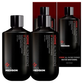 Paul Madison Homme Water Whitening Skin Lotion All-in-One Essence, 211ml, 2 pcs / 폴메디슨 옴므 워터화이트닝 스킨로션 올인원 에센스, 211ml, 2개