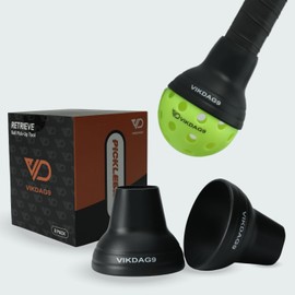 VIKDAG9 Universal Pickleball Upper Suction Cup | New Silicone Pickleball Paddle Grip | Anti-Slip Pickleball Hand Grip | Pickleball Suction Cup for Paddle | Pickleball Pickup Tube (2 Pack)