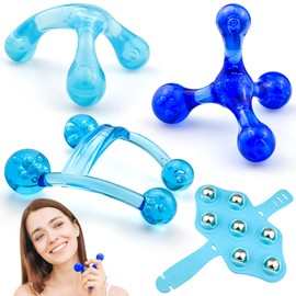 xianzhanEU 4 Punkt Triggerpunkt Massagegerät 4 Stück Body Massager Trigger Triggerpunkt Drücker Point Triggerpunktmassage für Rücken, Nacken, Arme, Beine
