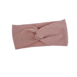 WOONEKY 2pcs Hair Bands for Women Girls Elastic Knotted Headwrap Comfortable Pure Cotton Headwear