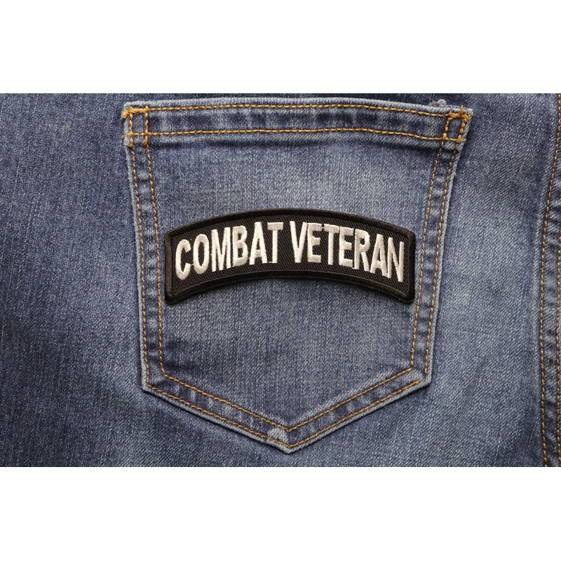 Combat Veteran Patch, Military Vet Patches (P3365)