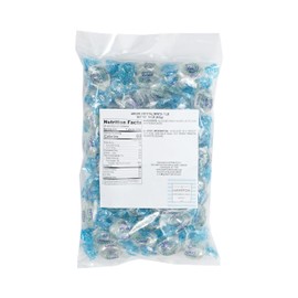 Arcor Crystal Mints Hard Candy, 1 Pound Arcor Candy (Approx. 75 pcs.), Menta Cristal Mints, Mint Hard Candy, Blue Crystal Mints, Mint Hard Candy Individually Wrapped