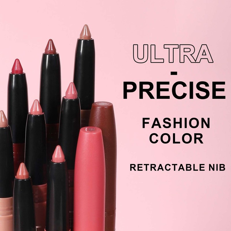Matte Lip Liner, Cream Lip Liner Pen, Smooth Lipstick, Lip