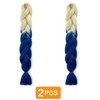 Traziewell Braiding Hair Extension Blue Plait Hair Extensions Crochet Hair