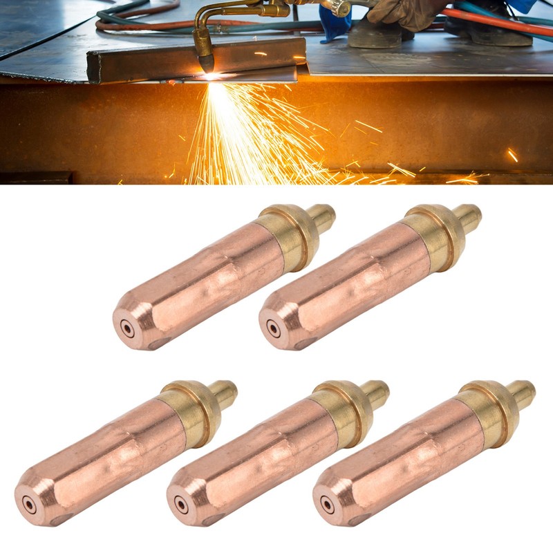 5Pcs Acetylene Cutting Torch Tips Nozzle Ring Shape Consumable Accessories