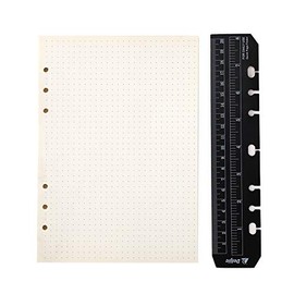 YHH Dotted Notebook Bound In Leather A5