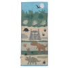 Marushin 4985014500 Jurassic World Cute Dinosaur Face Towel, Applique Embroidery,