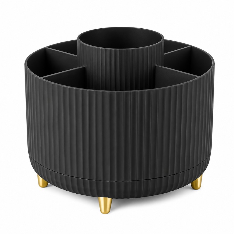 360° Rotating Desk Organizer for Office & Vanity – Multi-Purpose