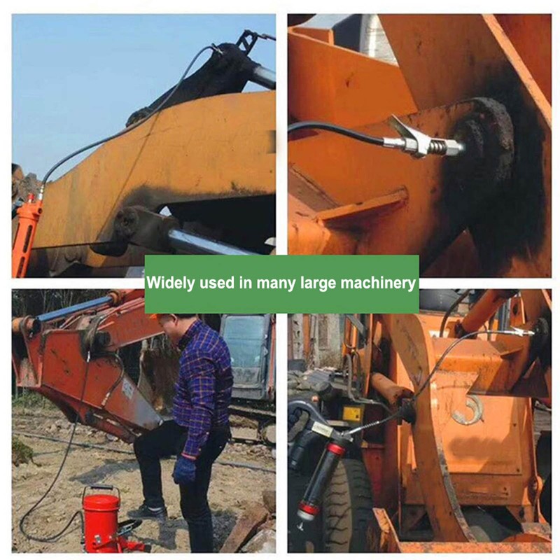 Single Handle Grease Gun Coupler Leakage Proof Self Locking Quick