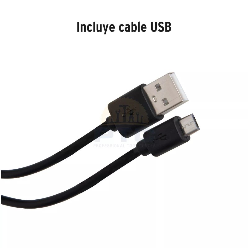 Truper LIRA-130 Aluminum flashlight 1 LED 130 lm rechargeable